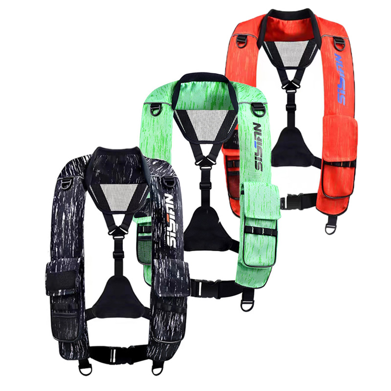 Fishing Vest Jacket - New Adult Inflatable Luya Fishing Life