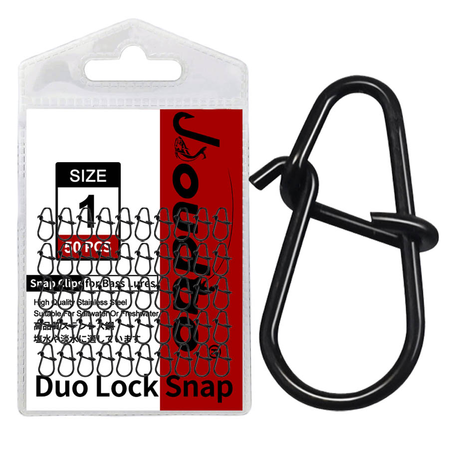 Fishing Equipment And Accessories - 50Pcs Crankbait Snaps Stainless Steel Duo
