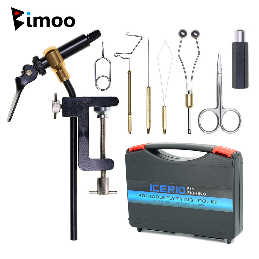 Fishing Pliers - 8pc/Set Hardened Steel C-Clamp Vise Fly