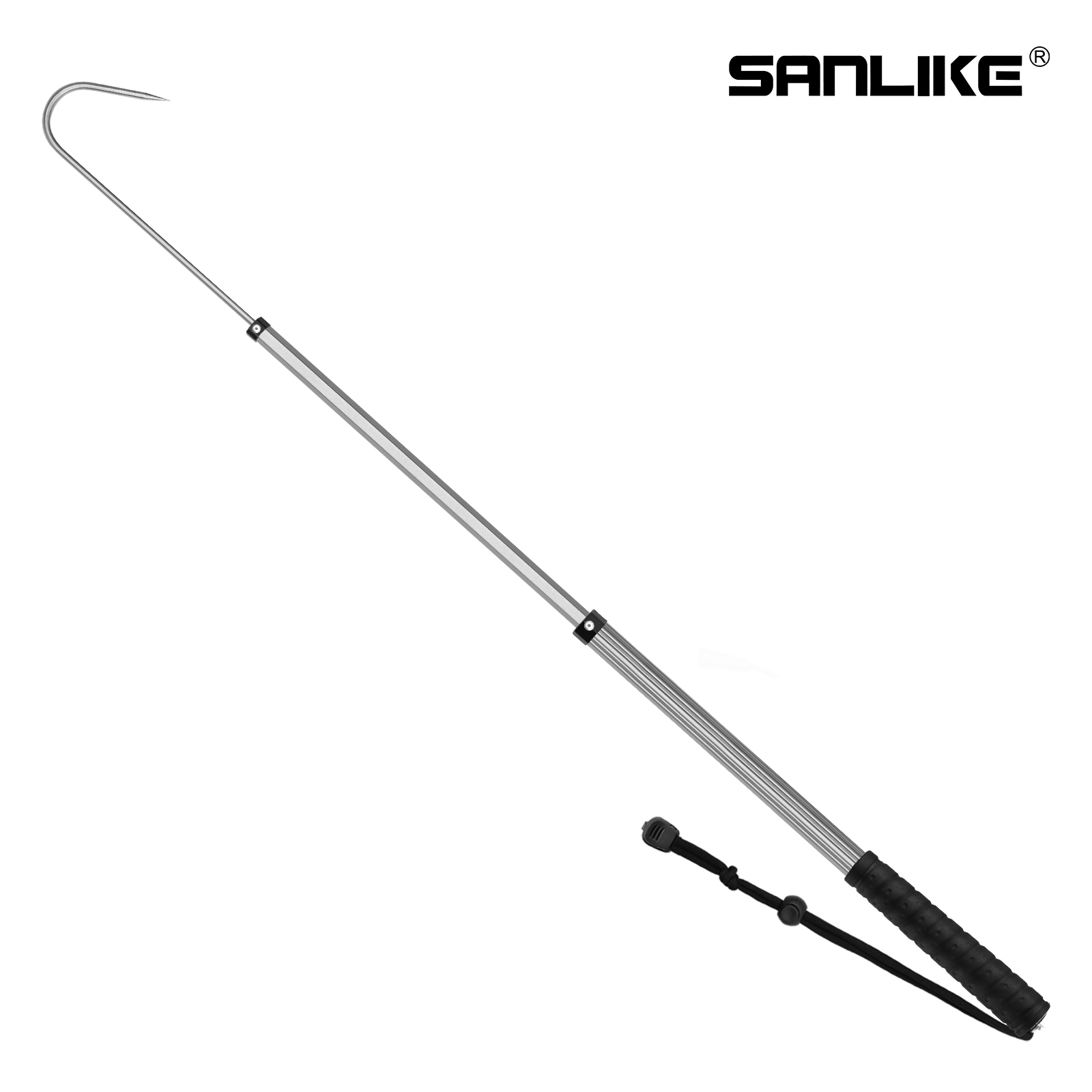 Saltwater Fishing Hook - SANLIKE 90cm Telescopic Fishing Gaff Hook