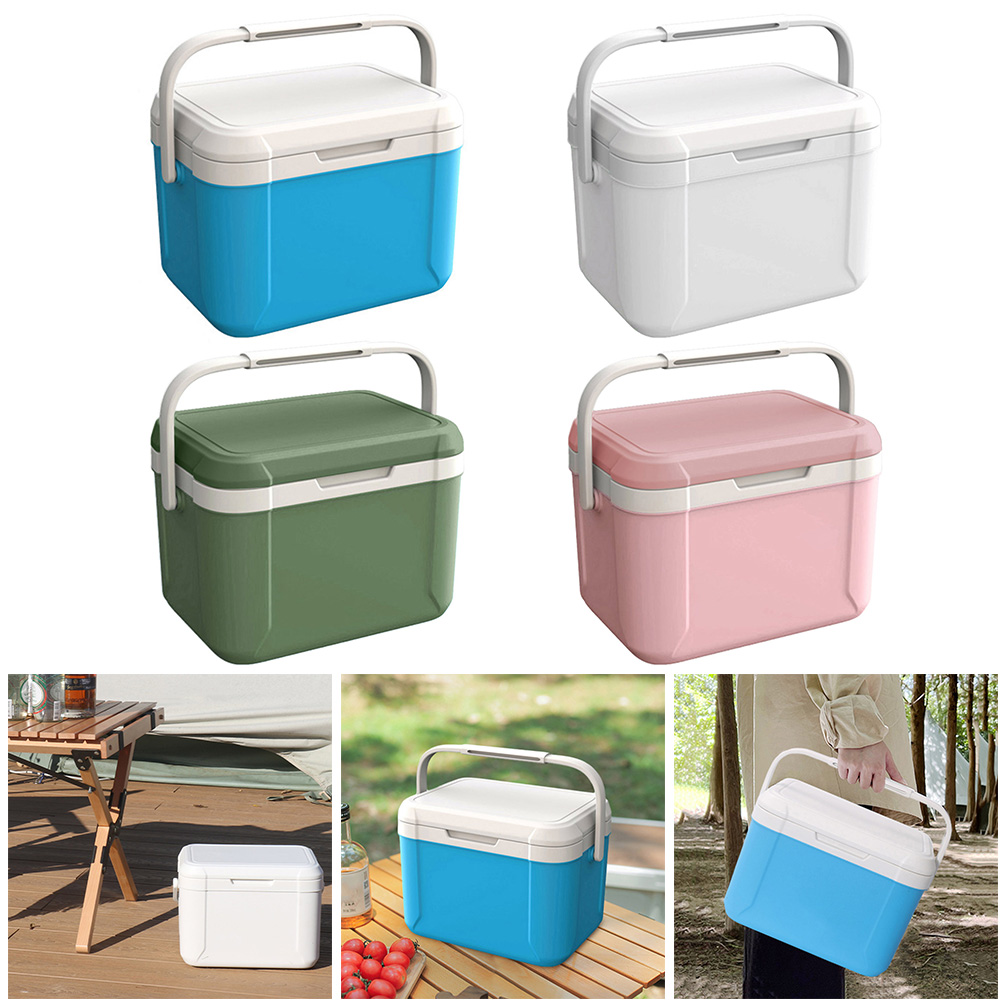 Fishing Equipment Box - 13/6/5L Camping Cooler Box Portable Outdoor