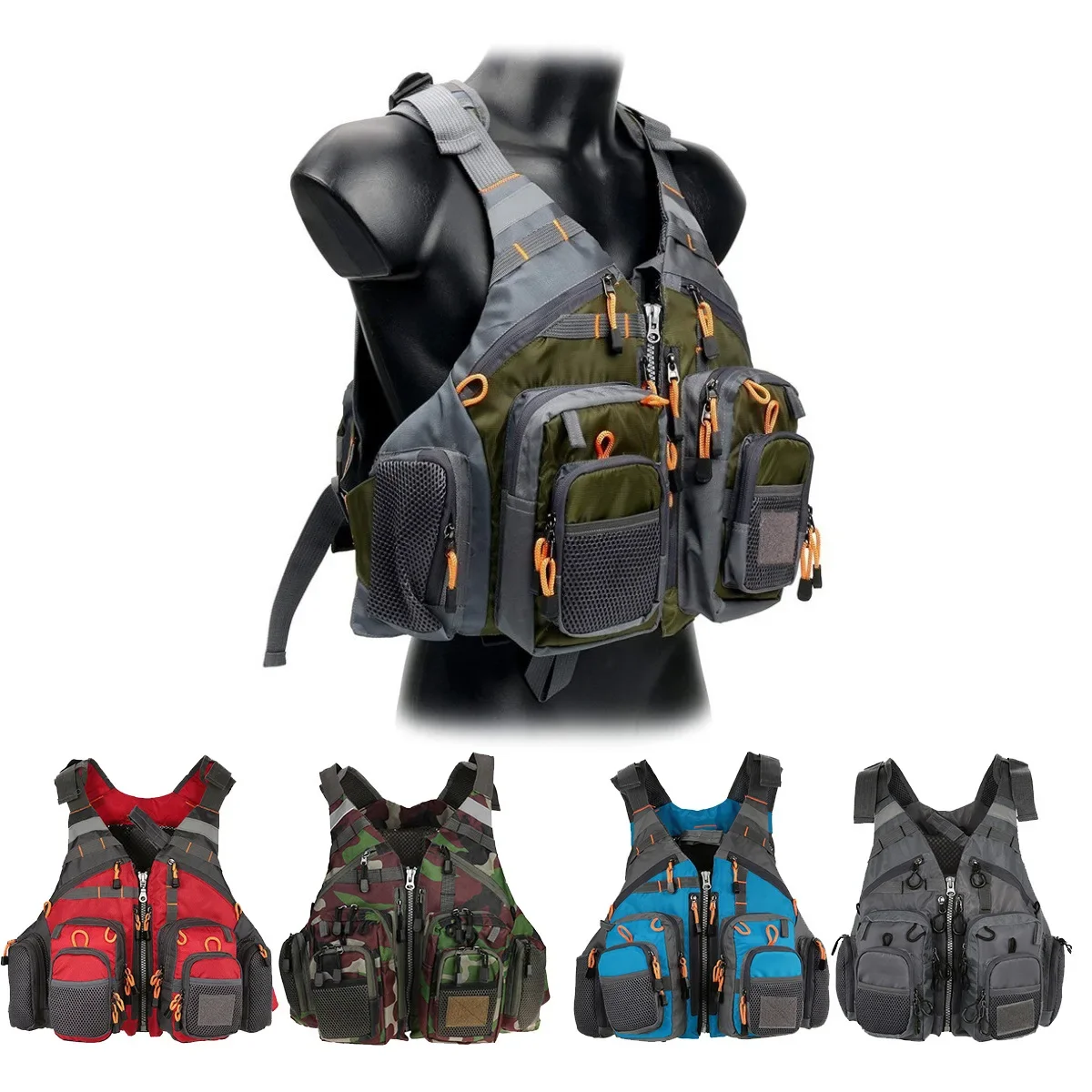 Có Thể Điều Chỉnh Câu Cá Áo Th - đánh giá và giá Fishing Vest Jacket
