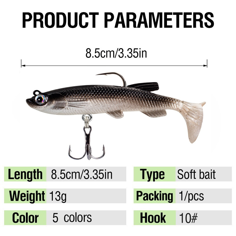 8pcs Kit Fishing Lure Soft Lur - đánh giá và giá Saltwater Fishing Hook