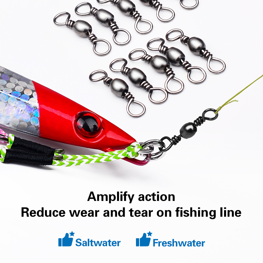 100Pcs Fishing Swivels Connect - đánh giá và giá Saltwater Fishing Hook