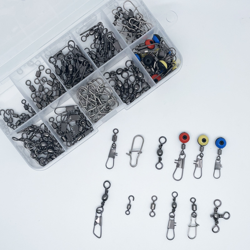 115pcs Fishing Swivel Connecto - đánh giá và giá Fishing Equipment Box