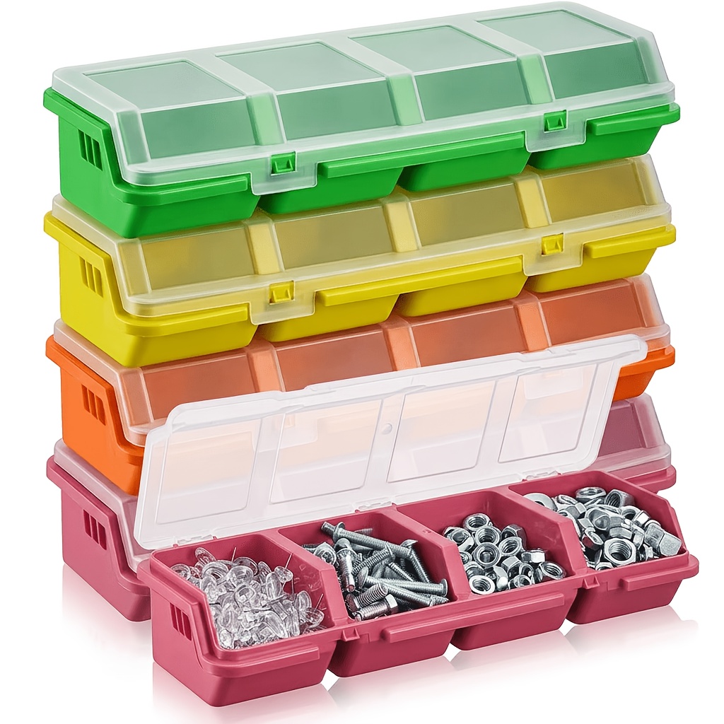 2 Pack 4 Compartments Plastic  - đánh giá và giá Fishing Equipment Box