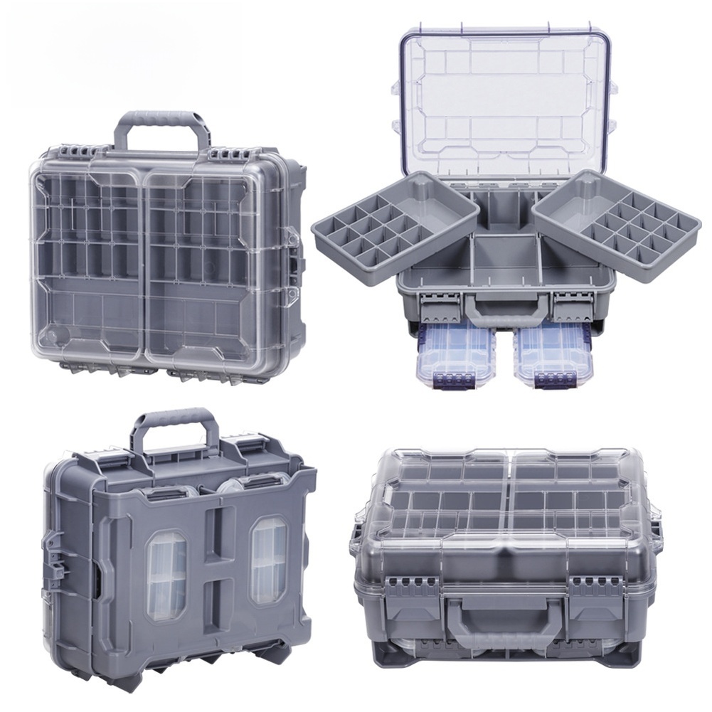 1pc Waterproof Double Layer Po - đánh giá và giá Fishing Equipment Box