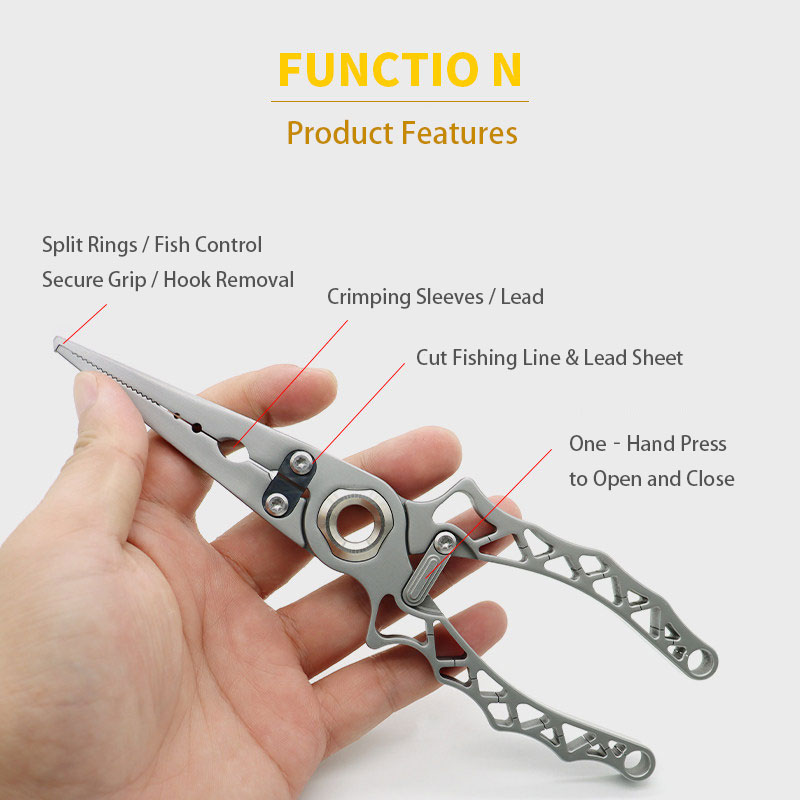 Portable Stainless Steel Fishi - đánh giá và giá Fishing Pliers