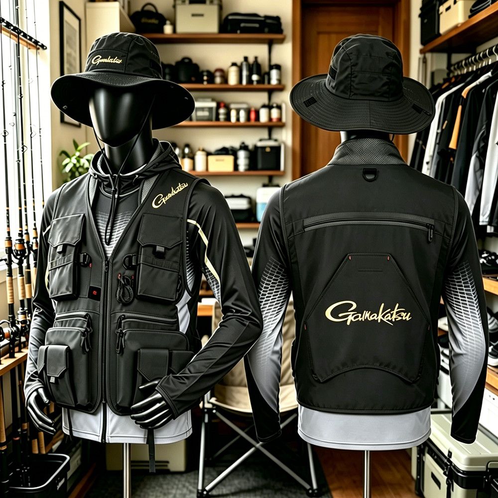 Gamakatsu Men Multi-Pocket Fis - đánh giá và giá Fishing Vest Jacket