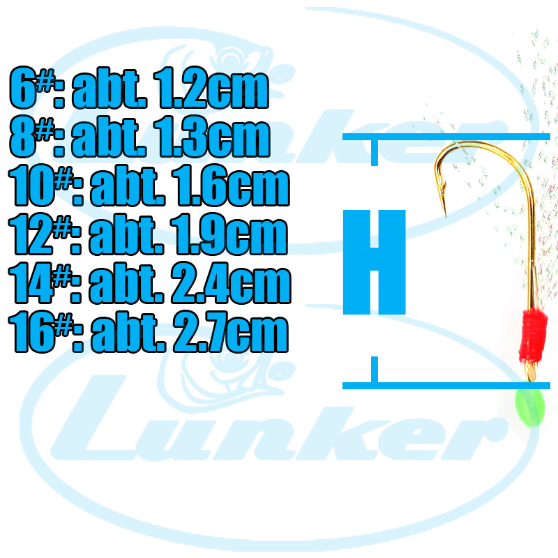 Lunker sabiki rigs 10 packs hi - đánh giá và giá Saltwater Fishing Hook