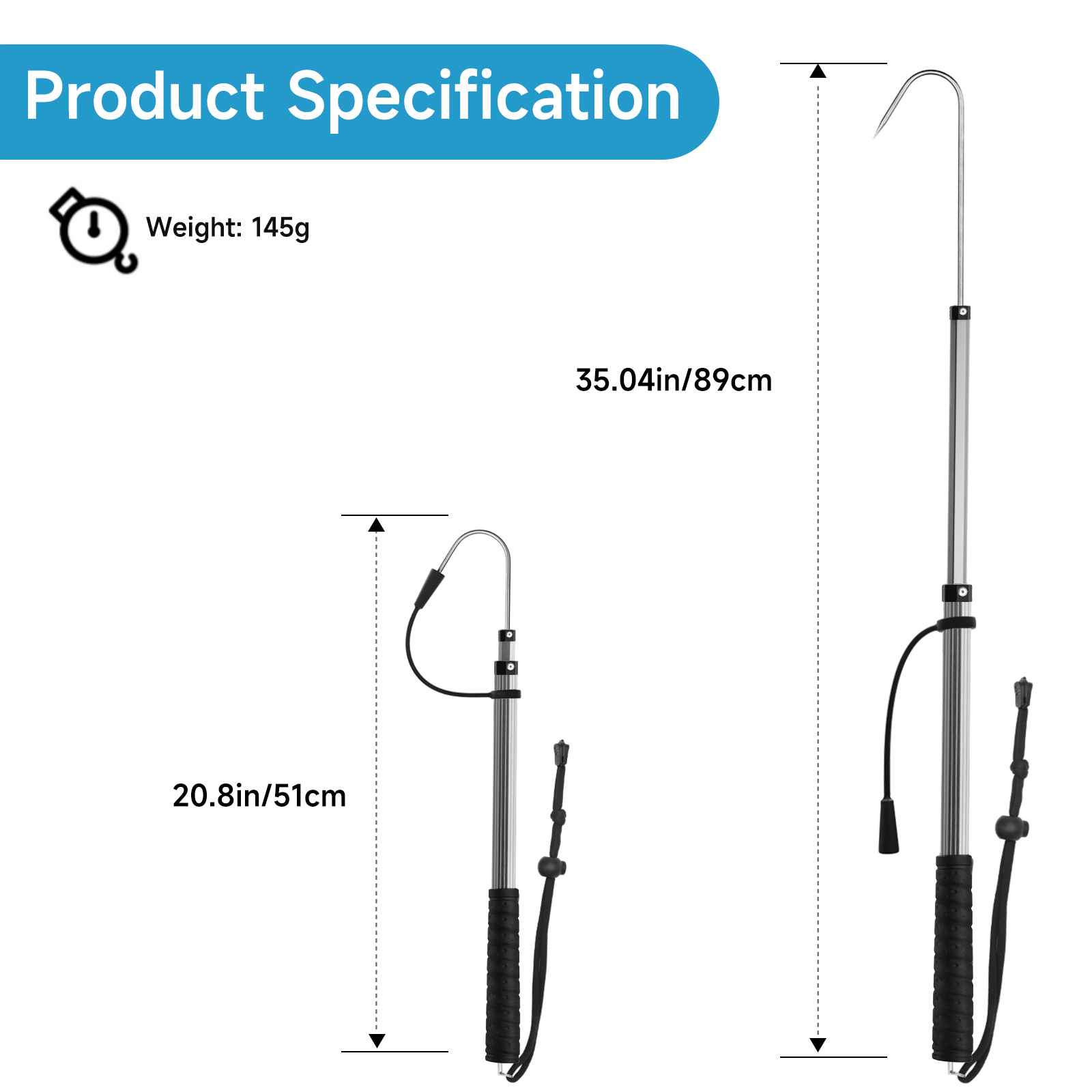 SANLIKE 90cm Telescopic Fishin - đánh giá và giá Saltwater Fishing Hook