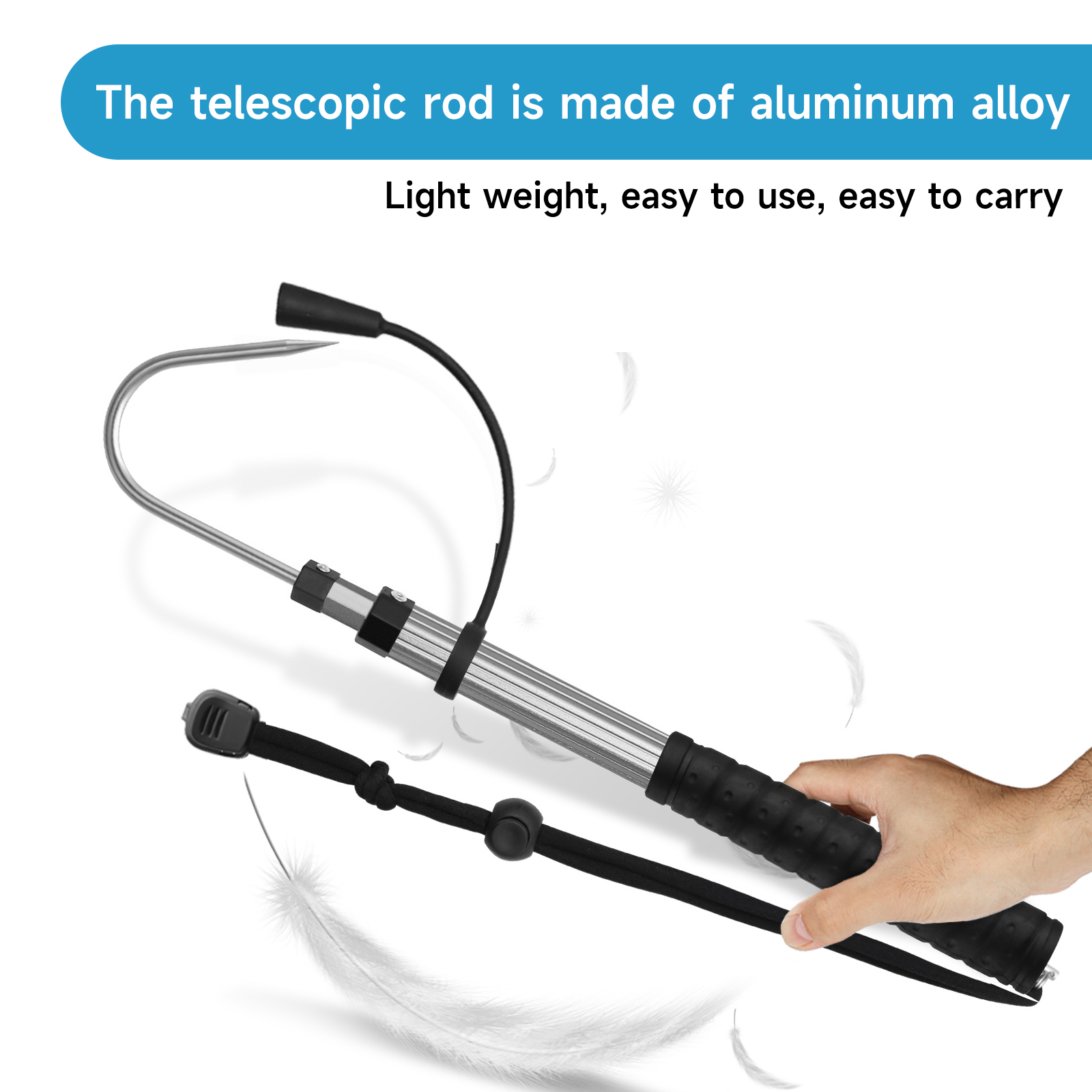 SANLIKE 90cm Telescopic Fishin - đánh giá và giá Saltwater Fishing Hook